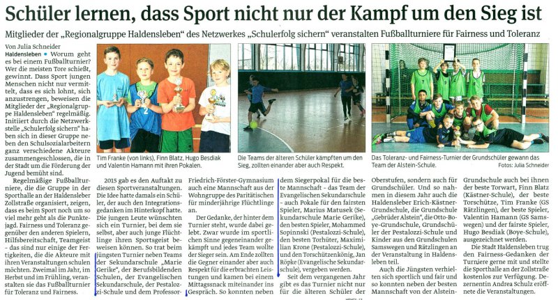 Volksstimme 19.04.2018 Volksstimme 19.04.2018