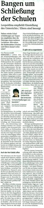 Volksstimme 10.12. 2020 Volksstimme 10.12. 2020