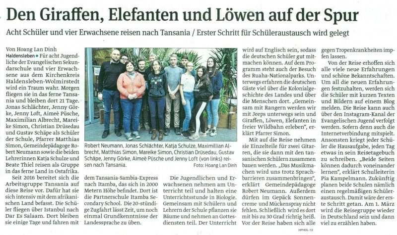 Volksstimme 07.02.2019 Volksstimme 07.02.2019