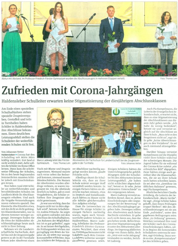 Volksstimme 16. 07. 2020 Volksstimme 16. 07. 2020