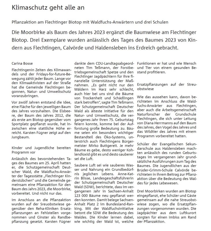 Volksstimme 18.04.23 Volksstimme 18.04.23