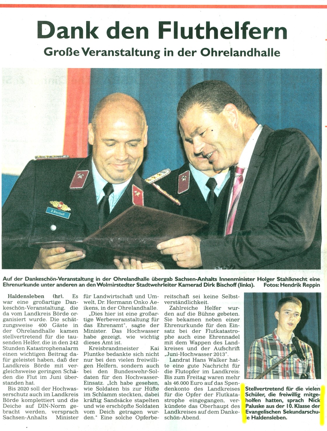 Generalanzeiger 15. 09. 2013 Generalanzeiger 15. 09. 2013