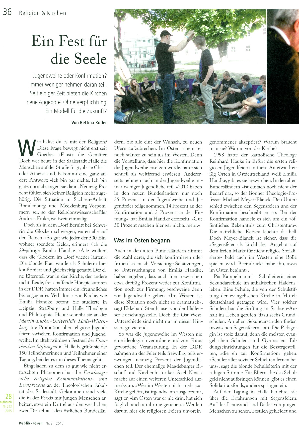 Publik-Forum 24. 05. 2015 Publik-Forum 24. 05. 2015