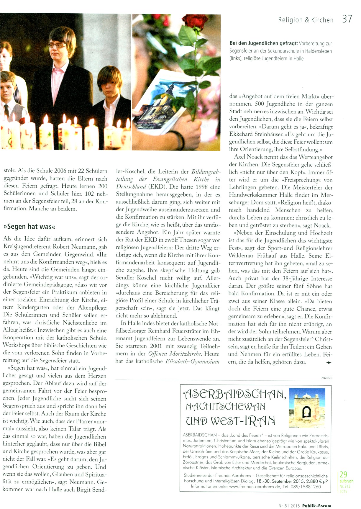 Publik-Forum 24. 05. 2015 Publik-Forum 24. 05. 2015