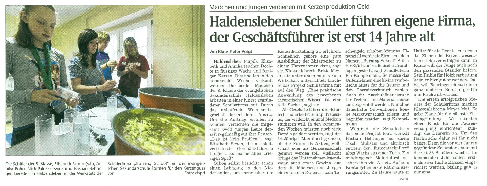 Volksstimme 11. 11. 2010 Volksstimme 11. 11. 2010