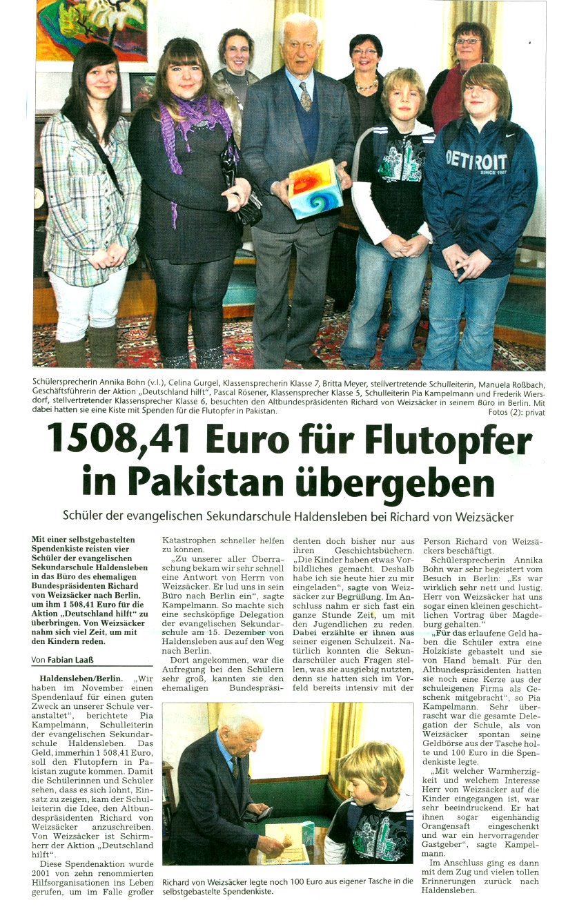 Volksstimme 29. 12. 2010 Volksstimme 29. 12. 2010