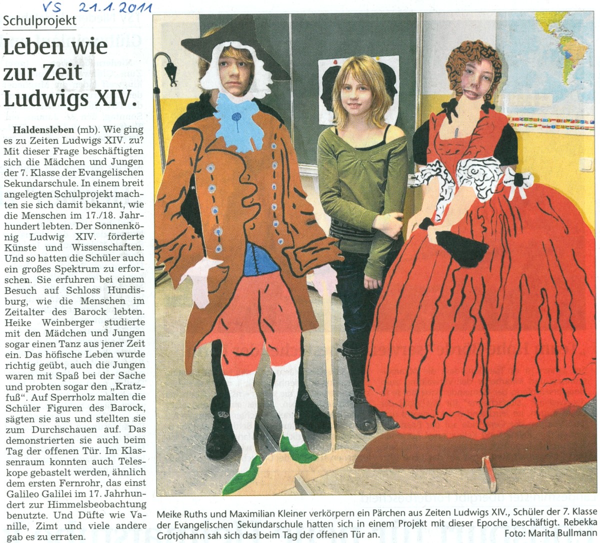 Volksstimme 21. 01. 2011 Volksstimme 21. 01. 2011