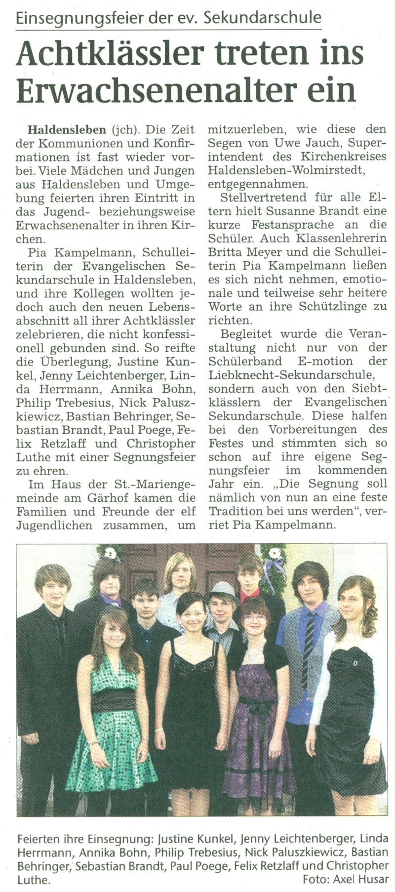 Volksstimme 25. 05. 2011 Volksstimme 25. 05. 2011