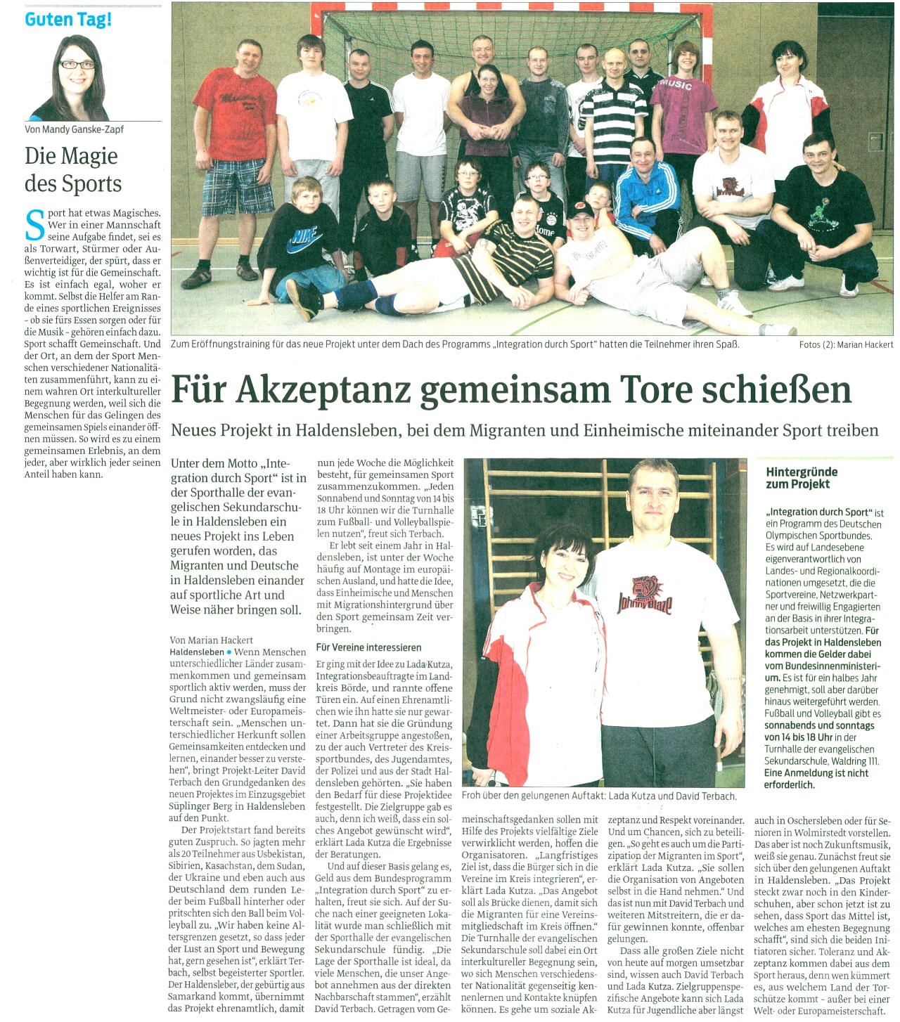 Volksstimme 14. 03. 2012 Volksstimme 14. 03. 2012