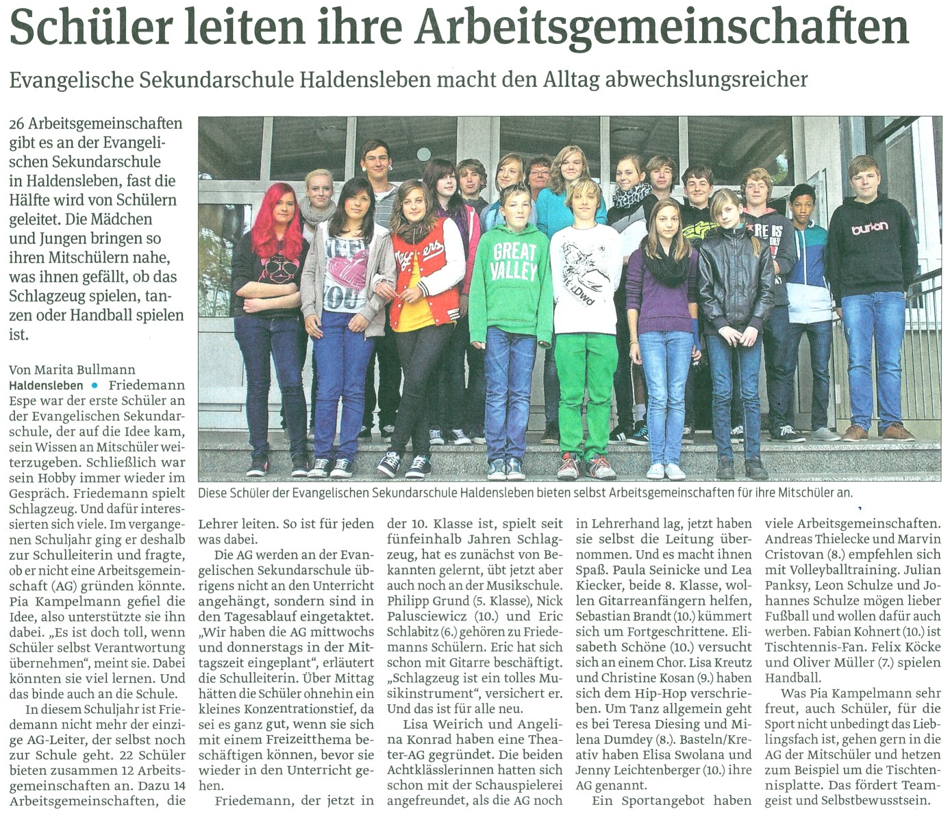 Volksstimme 05. 12. 2012 Volksstimme 05. 12. 2012