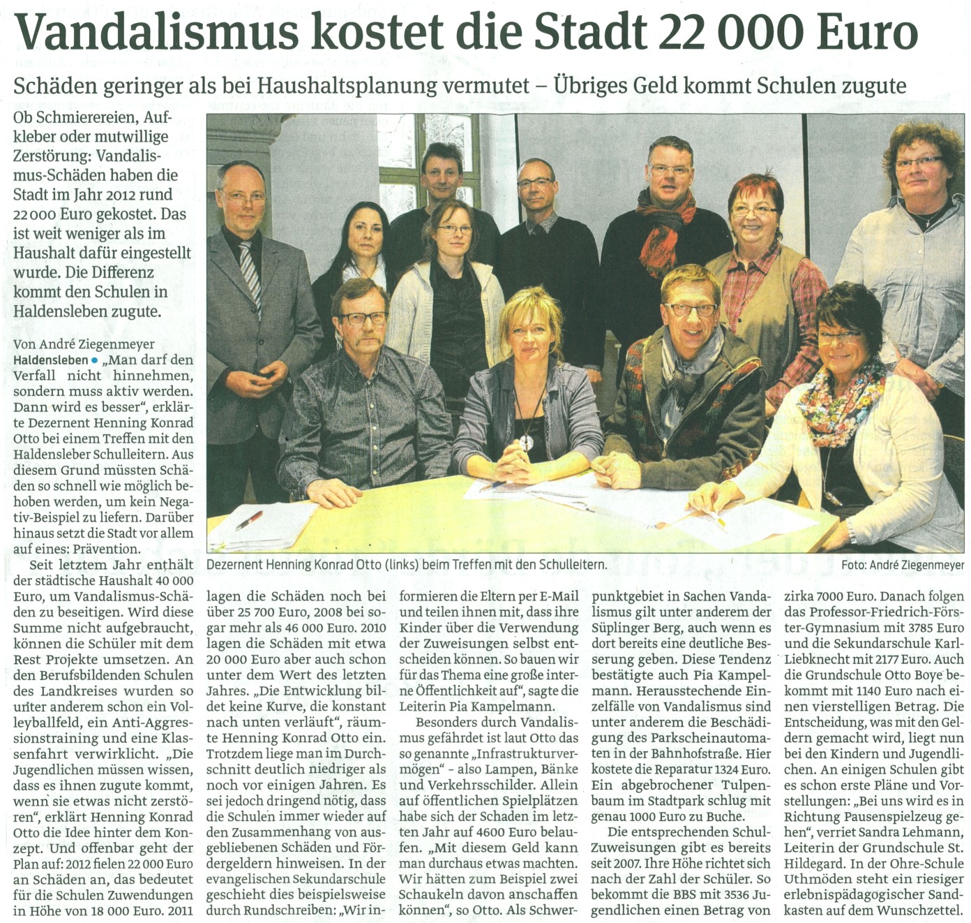 Volksstimme 10. 04. 2013 Volksstimme 10. 04. 2013