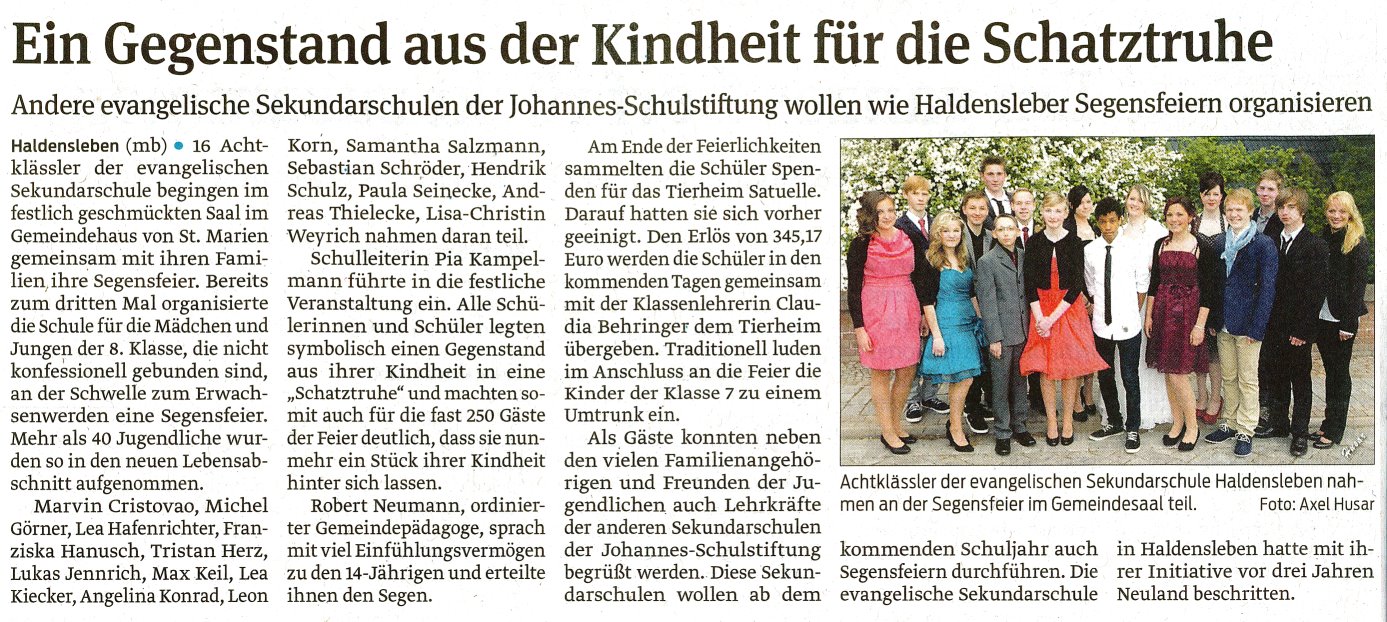 Volksstimme 01. 06. 2013 Volksstimme 01. 06. 2013