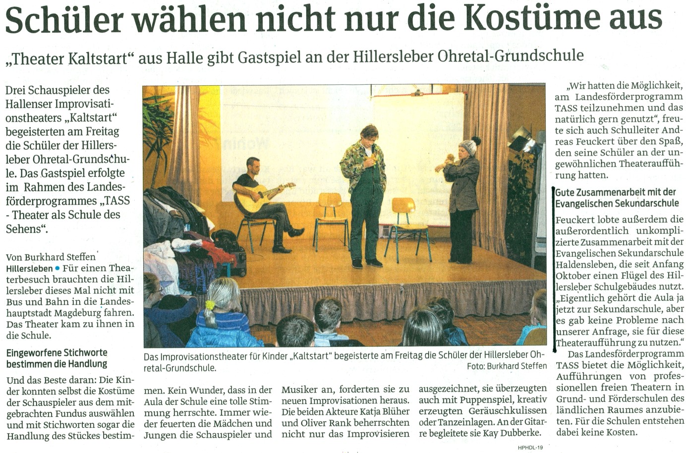 Volksstimme 19. 10. 2013 Volksstimme 19. 10. 2013