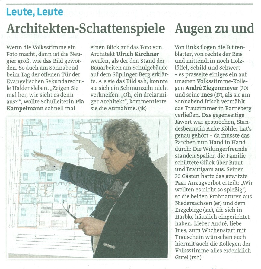 Volksstimme 18. 02. 2014 Volksstimme 18. 02. 2014