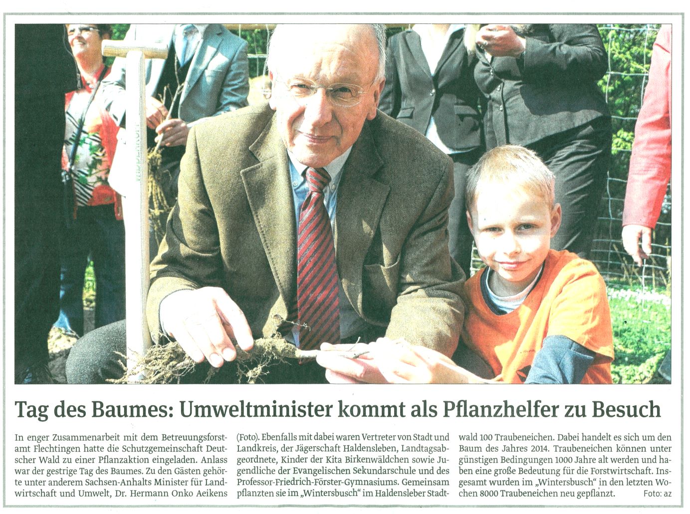 Volksstimme 26. 04. 2014 Volksstimme 26. 04. 2014