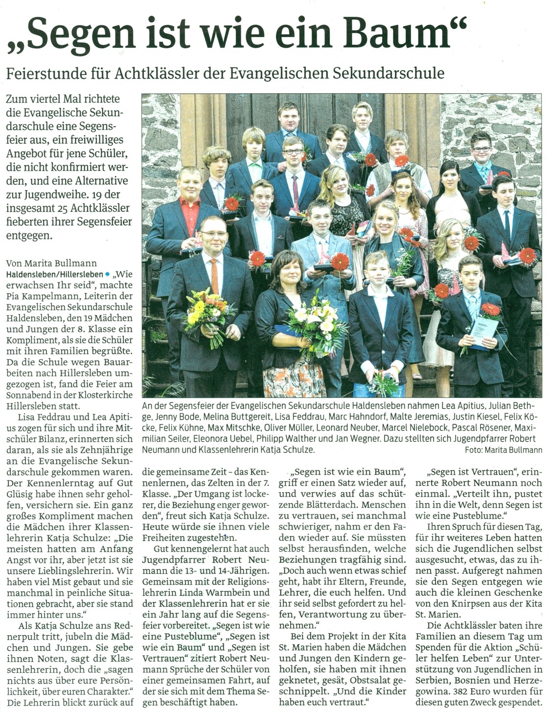 Volksstimme 20. 05. 2014 Volksstimme 20. 05. 2014