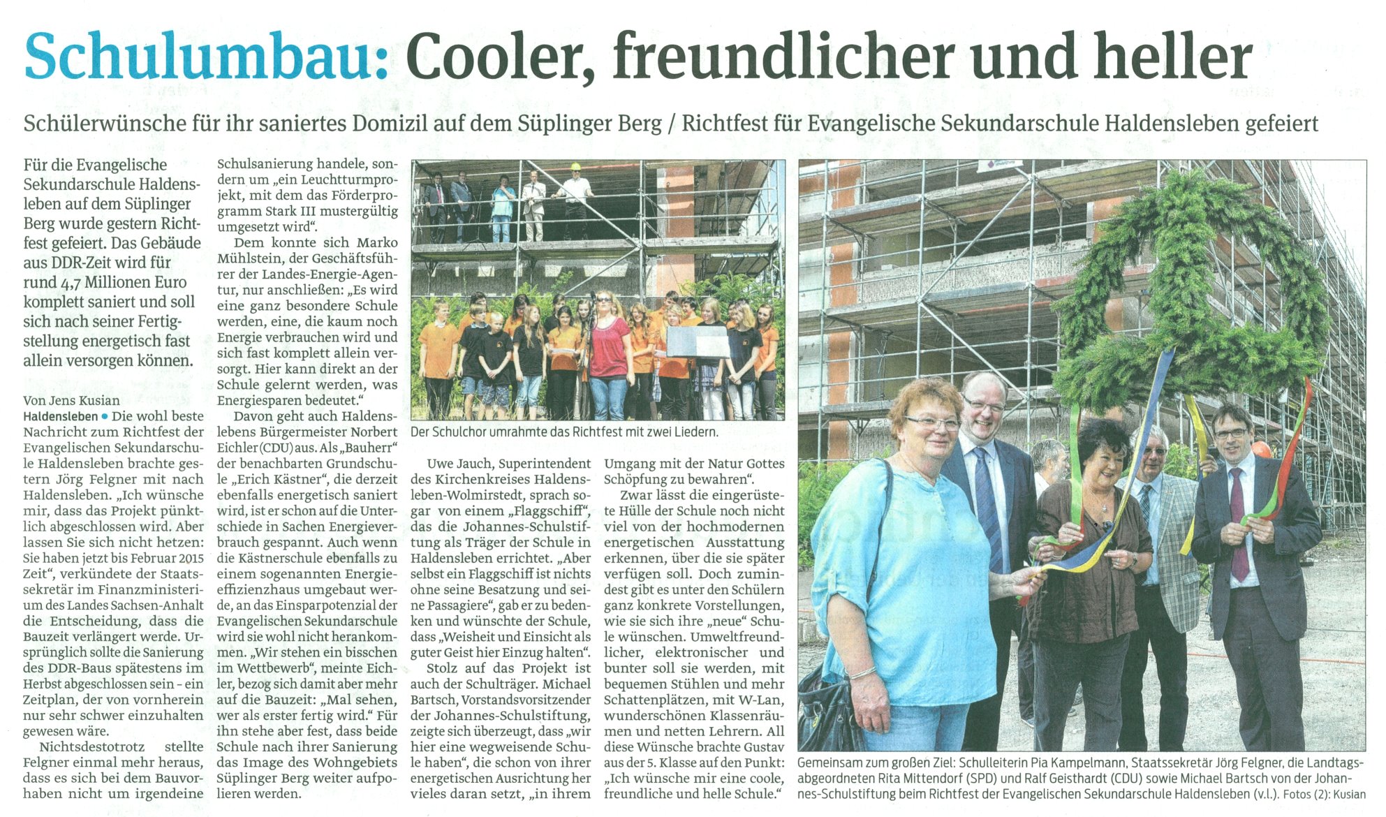 Volksstimme 16. 07. 2014 Volksstimme 16. 07. 2014