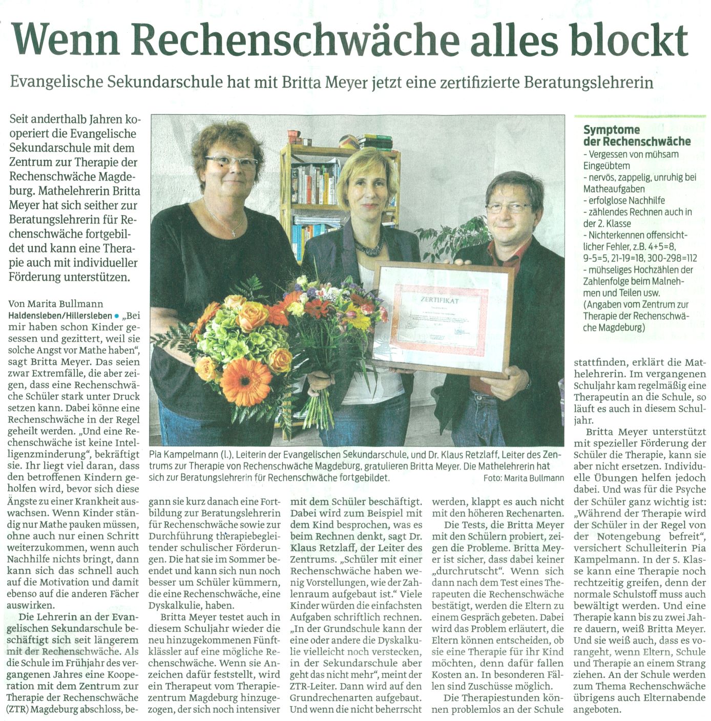 Volksstimme 19. 09. 2014 Volksstimme 19. 09. 2014