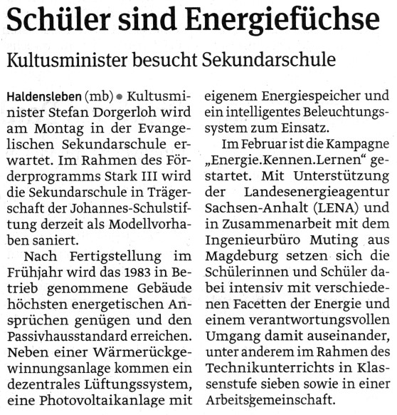 Volksstimme 21. 03. 2015 Volksstimme 21. 03. 2015