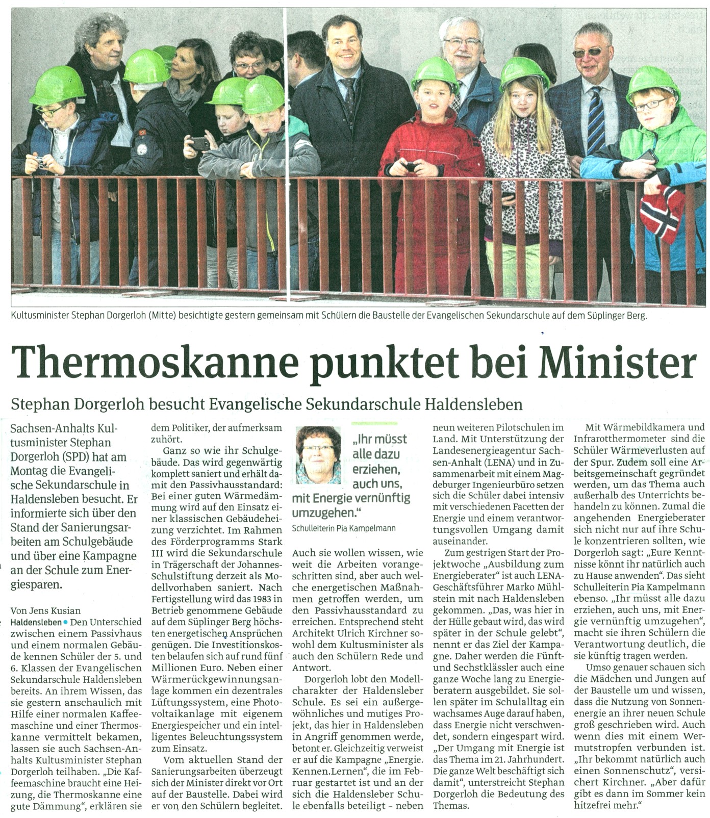 Volksstimme 24. 03. 2015 Volksstimme 24. 03. 2015