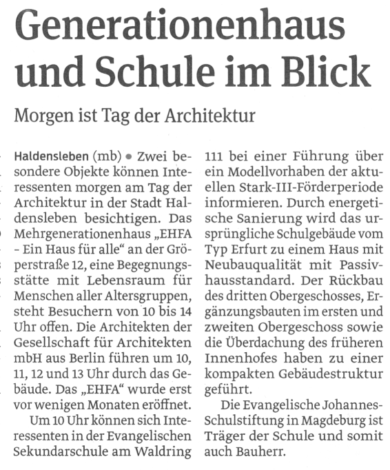 Volksstimme 26. 06. 2015 Volksstimme 26. 06. 2015