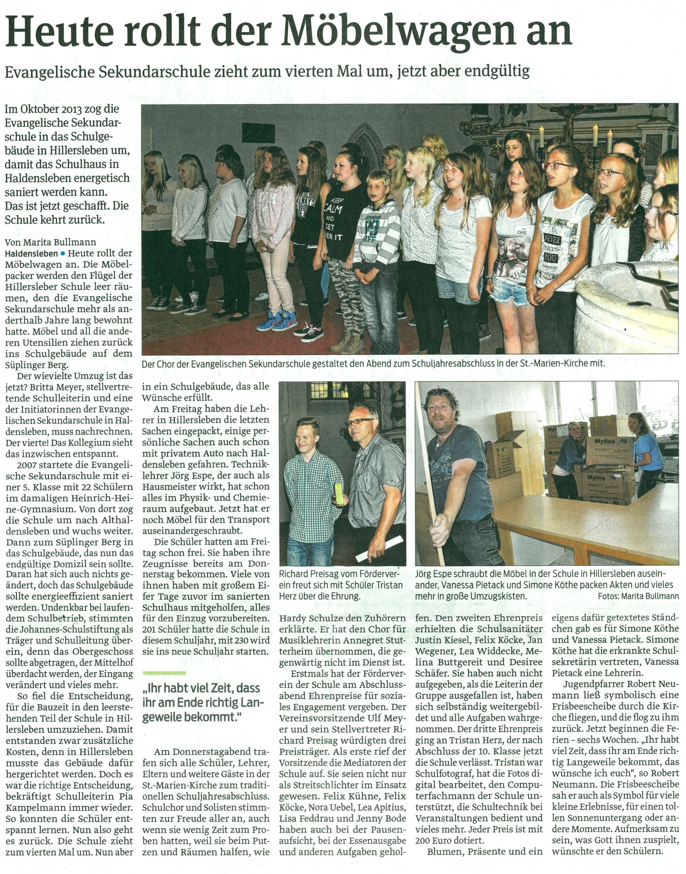 Volksstimme 13. 07. 2015 Volksstimme 13. 07. 2015