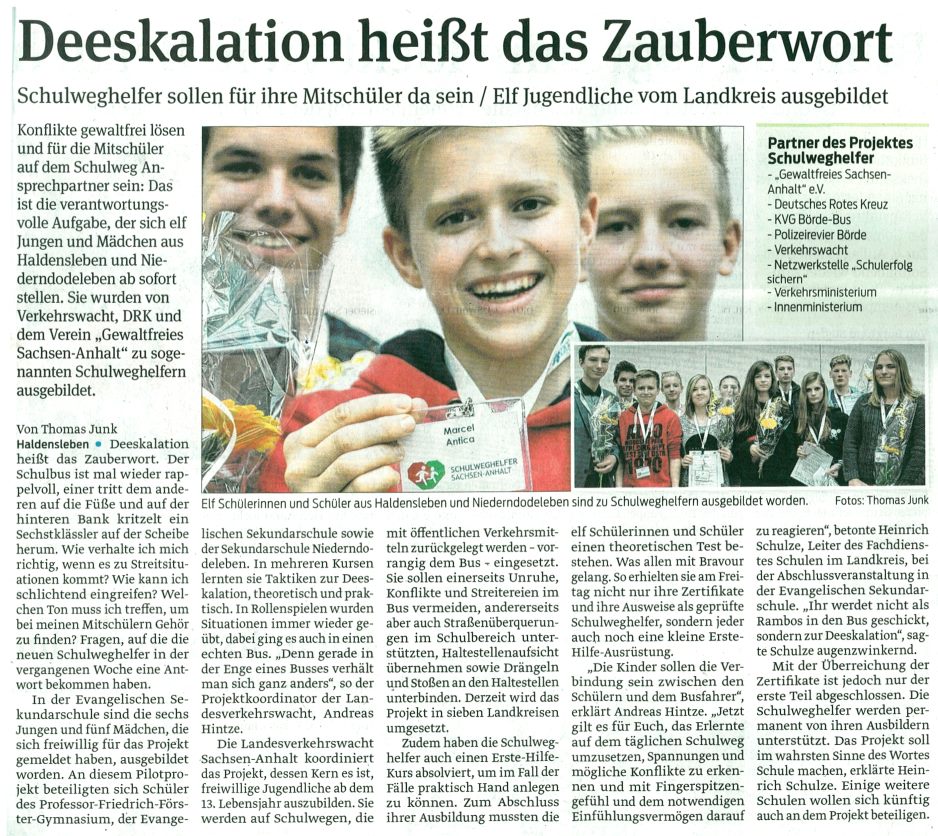 Volksstimme 16. 11. 2015 Volksstimme 16. 11. 2015