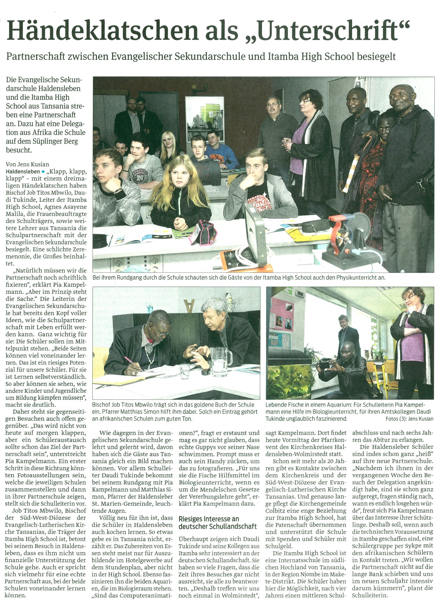 Volksstimme 04. 05. 2016 Volksstimme 04. 05. 2016