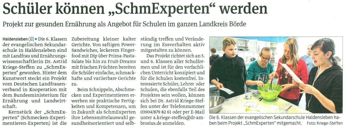 Volksstimme 11. 05. 2016 Volksstimme 11. 05. 2016