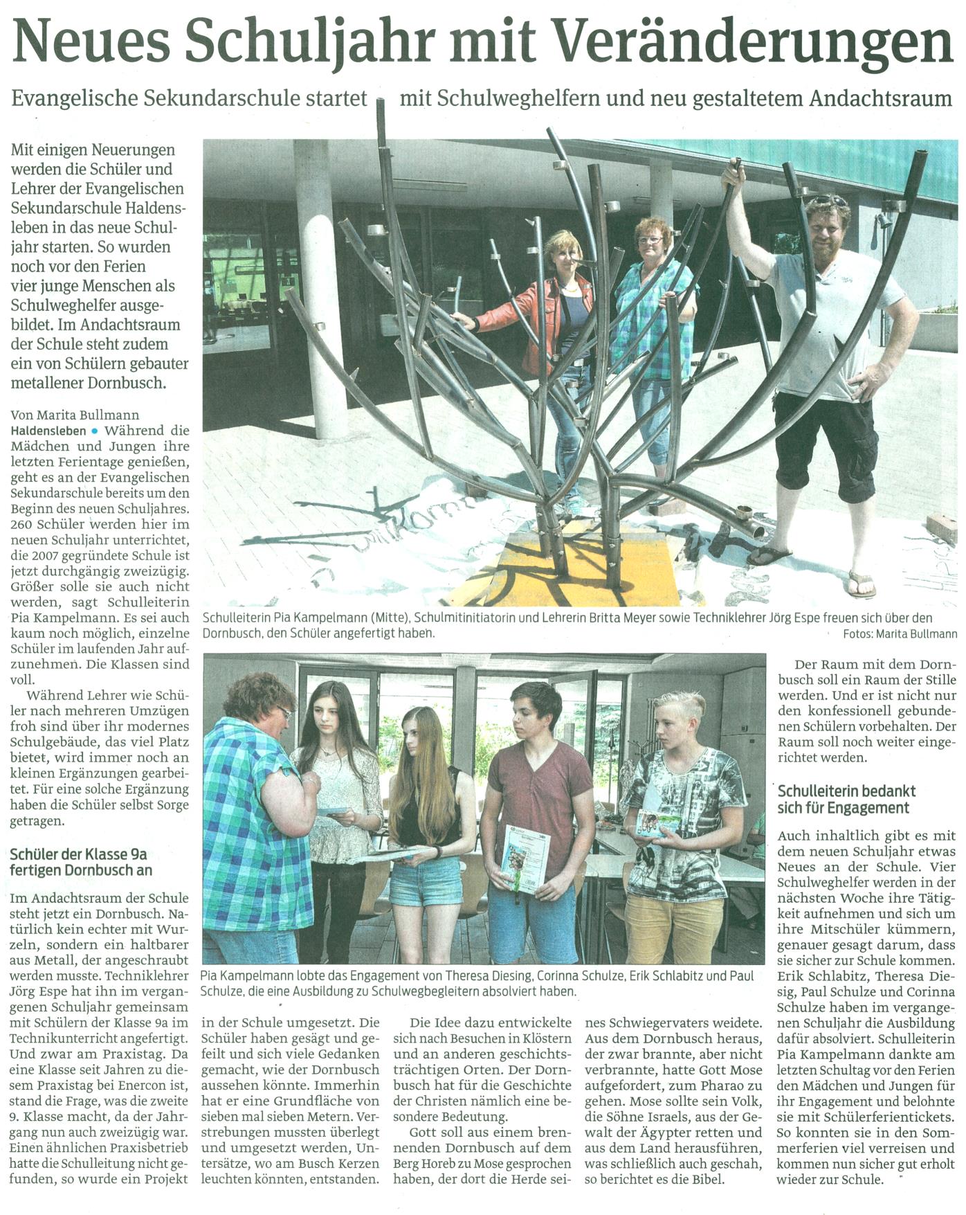 Volksstimme 09. 09. 2016 Volksstimme 09. 09. 2016