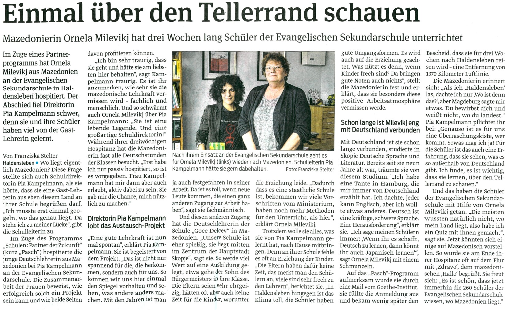 Volksstimme 03. 12. 2016 Volksstimme 03. 12. 2016