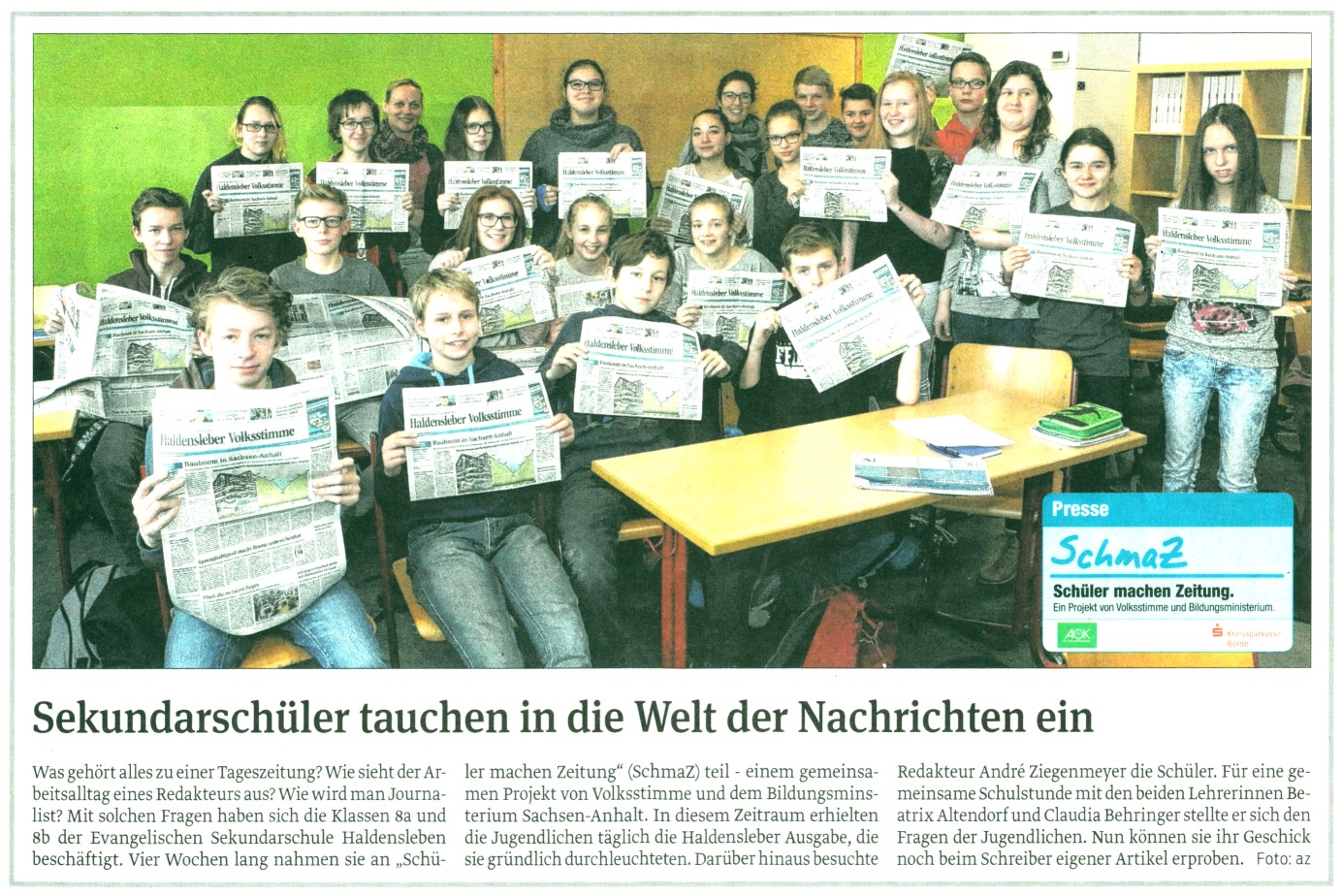 Volksstimme 07. 02. 2017 Volksstimme 07. 02. 2017