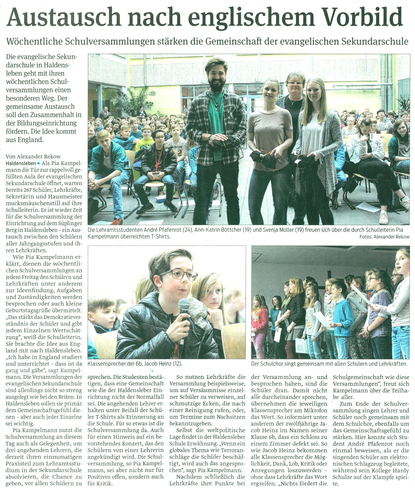 Volksstimme 22. 03. 2017 Volksstimme 22. 03. 2017