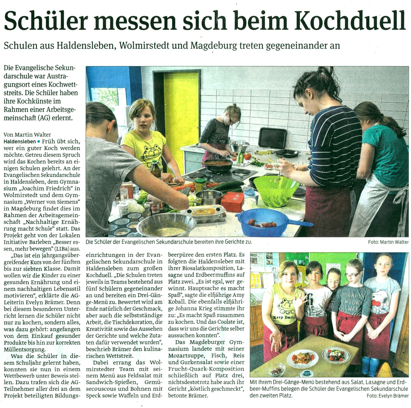 Volksstimme 31. 05. 2017 Volksstimme 31. 05. 2017