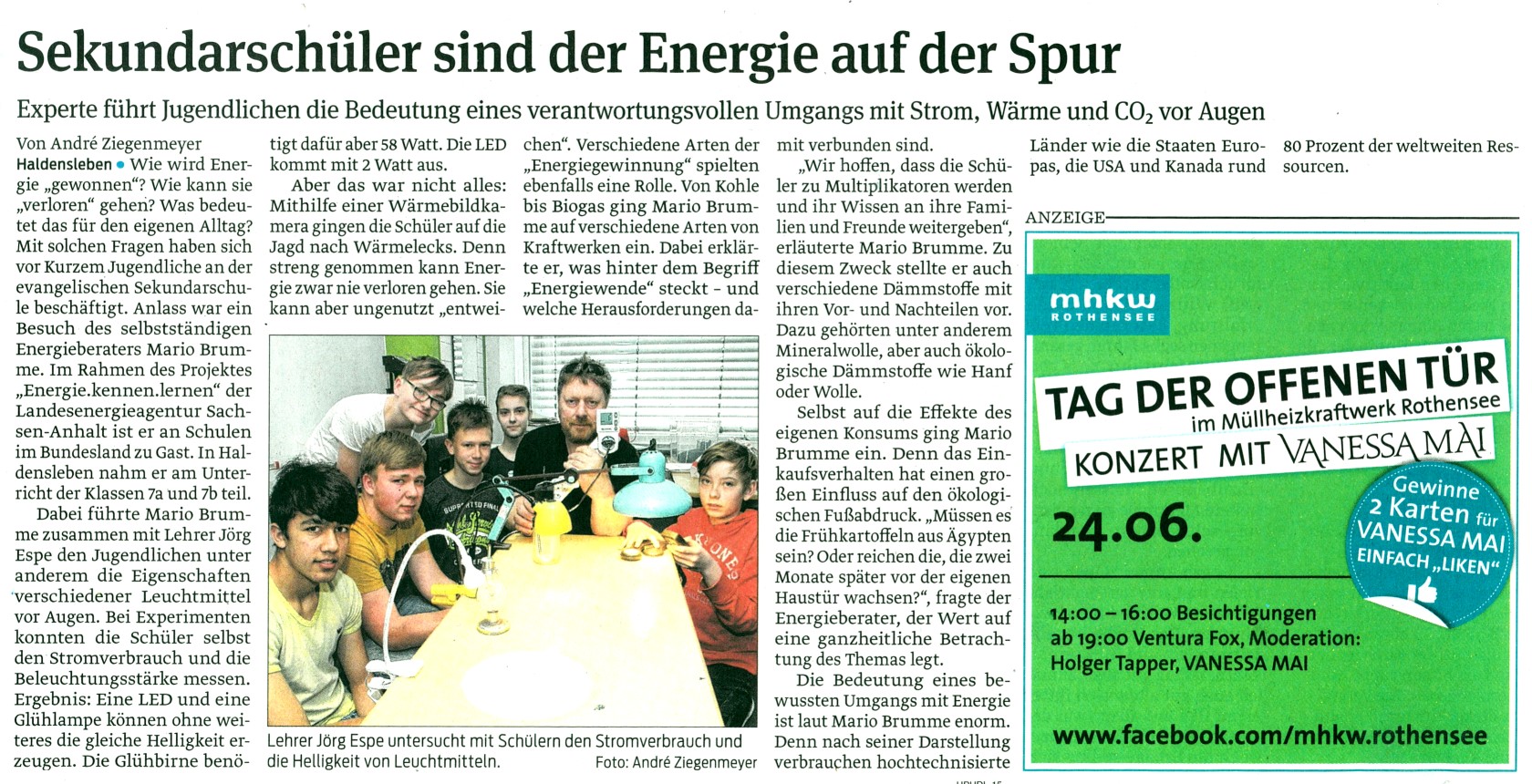 Volksstimme 20. 05. 2017 Volksstimme 20. 05. 2017